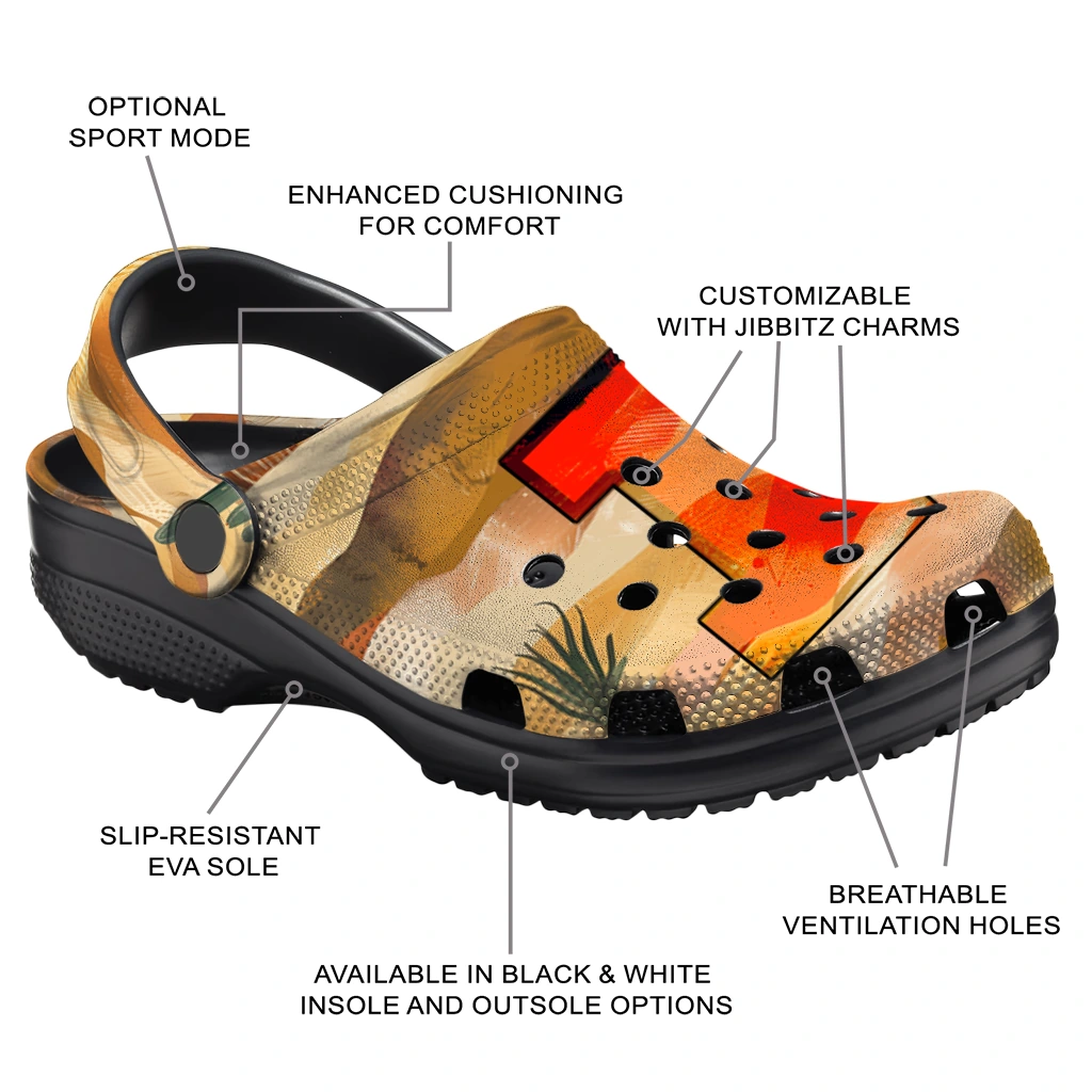 custom illinois fighting illini desert layers clogs new arrival custom illinois fighting illini desert layers clogs new arrival