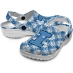 custom illinois fighting illini snowflake mosaic clogs best selling