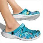 custom illinois fighting illini tropical fish ocean clogs best selling