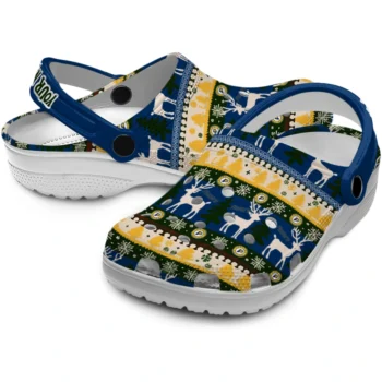 custom indiana pacers christmas motif clogs high quality