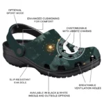 custom indiana pacers deer nightscape clogs best selling