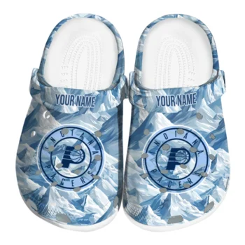 custom indiana pacers mountain artwork clogs best selling