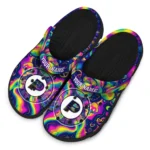 custom indiana pacers swirling mushrooms clogs best selling