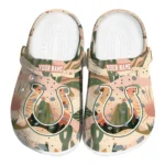 custom indianapolis colts desert cactus pattern clogs best selling