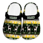 custom iowa hawkeyes christmas motif clogs best selling
