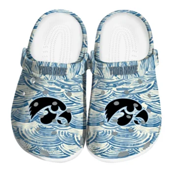 custom iowa hawkeyes sea swirls clogs best selling