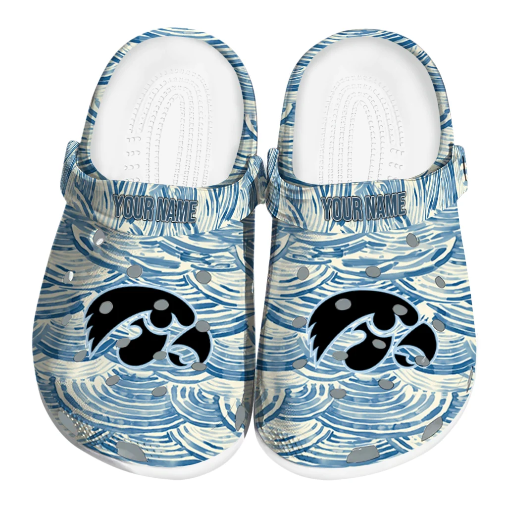 custom iowa hawkeyes sea swirls clogs best selling custom iowa hawkeyes sea swirls clogs best selling