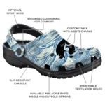custom iowa hawkeyes sea swirls clogs best selling