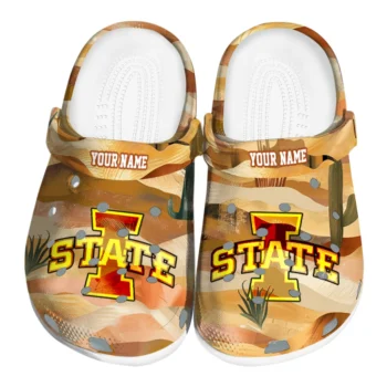 custom iowa state cyclones desert layers clogs best selling