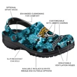 custom jacksonville jaguars snowy hills clogs best selling