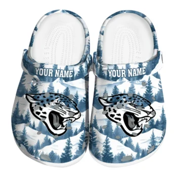custom jacksonville jaguars snowy mountains clogs best selling