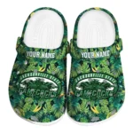 custom jacksonville state gamecocks tropical leaves clogs best selling