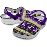 custom james madison dukes christmas motif clogs best selling