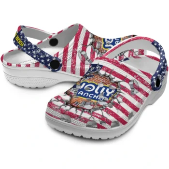 custom jolly rancher candy break red blue clogs high quality hey clogs