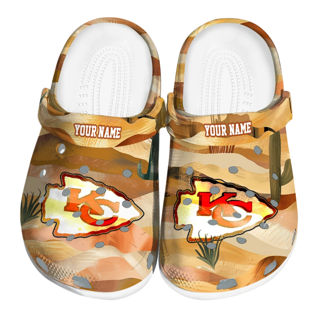 custom kansas city chiefs desert layers clogs best selling custom kansas city chiefs desert layers clogs best selling