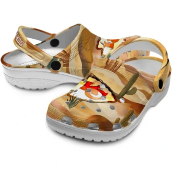 custom kansas city chiefs desert layers clogs high quality
