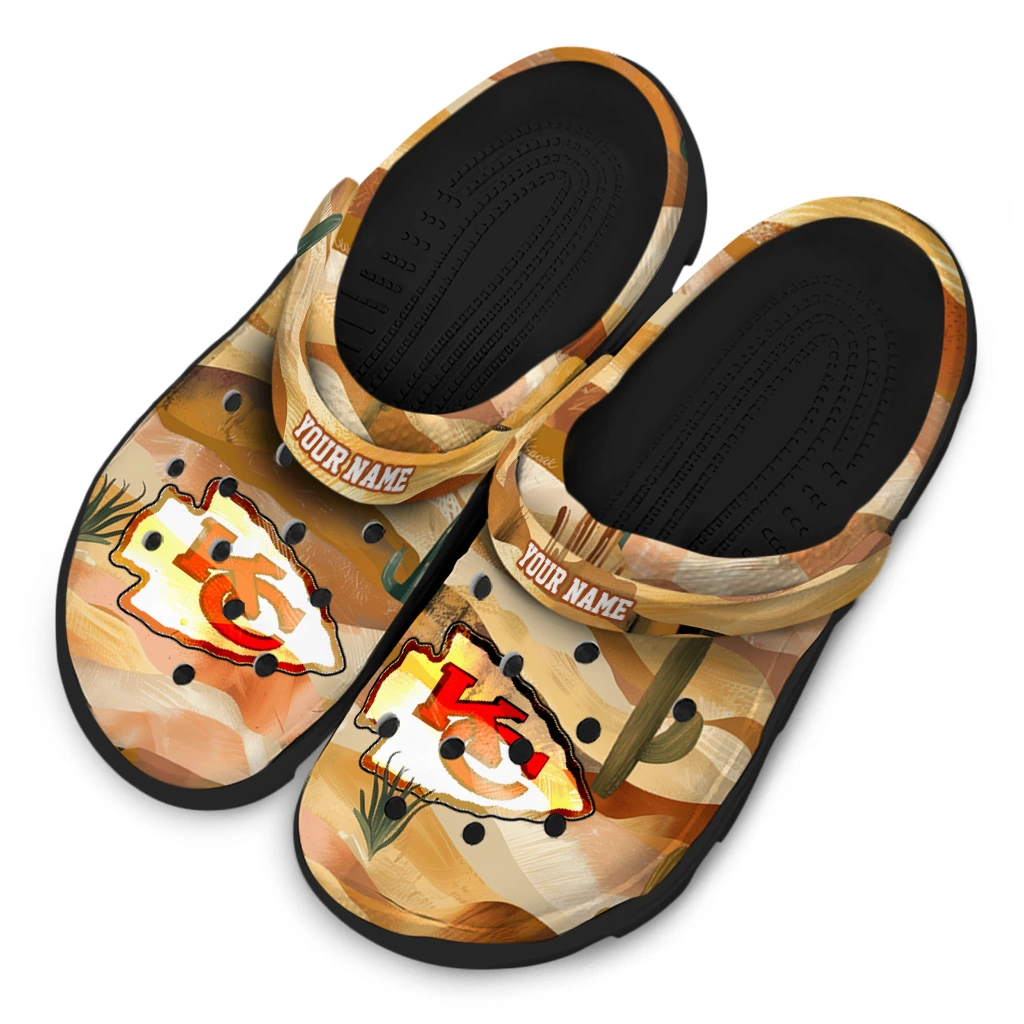 custom kansas city chiefs desert layers clogs latest model custom kansas city chiefs desert layers clogs latest model