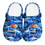 custom kansas jayhawks snowy hills clogs best selling