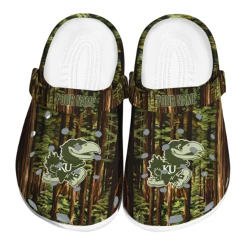 custom kansas jayhawks woods forest designs clogs best selling