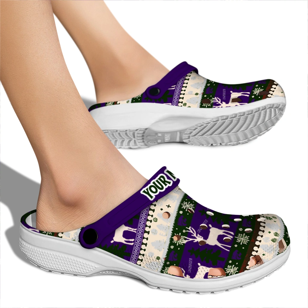 custom kansas state wildcats christmas motif clogs fashion forward custom kansas state wildcats christmas motif clogs fashion forward