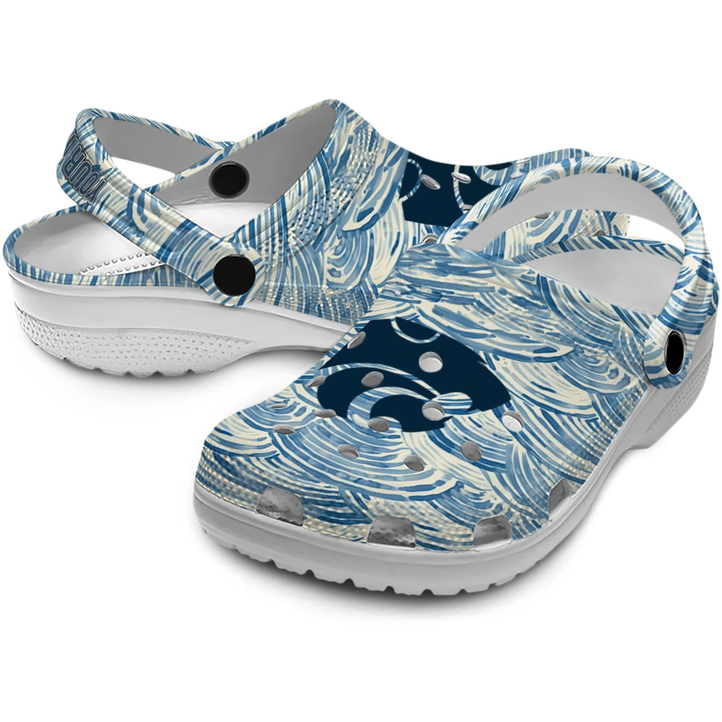 custom kansas state wildcats sea swirls clogs high quality custom kansas state wildcats sea swirls clogs high quality