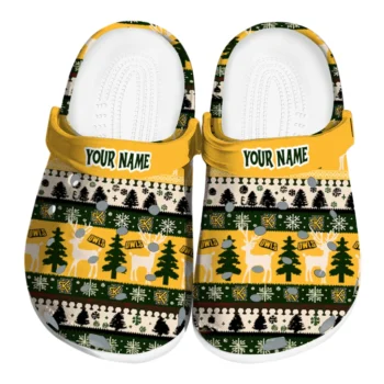 custom kennesaw state owls christmas motif clogs best selling
