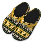 custom kennesaw state owls christmas motif clogs best selling