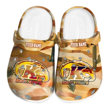 custom kent state golden flashes desert layers clogs best selling