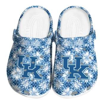 custom kentucky wildcats snowflake mosaic clogs best selling