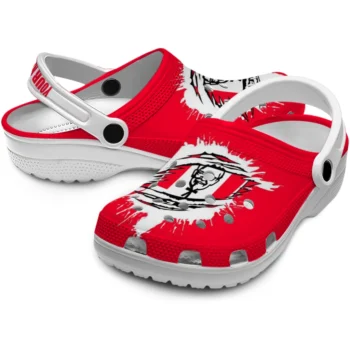 custom kfc flag claw red white clogs high quality hey clogs
