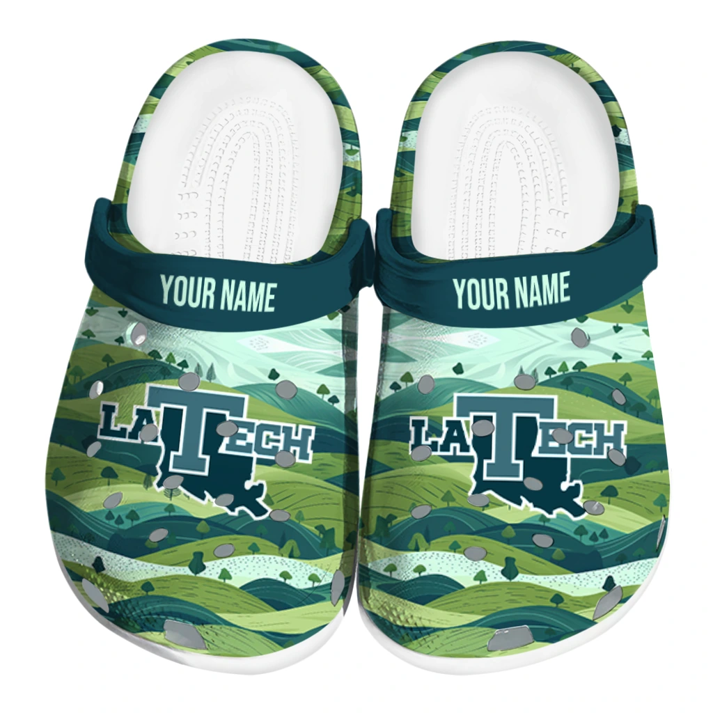 custom la tech hills illustration clogs best selling custom la tech hills illustration clogs best selling