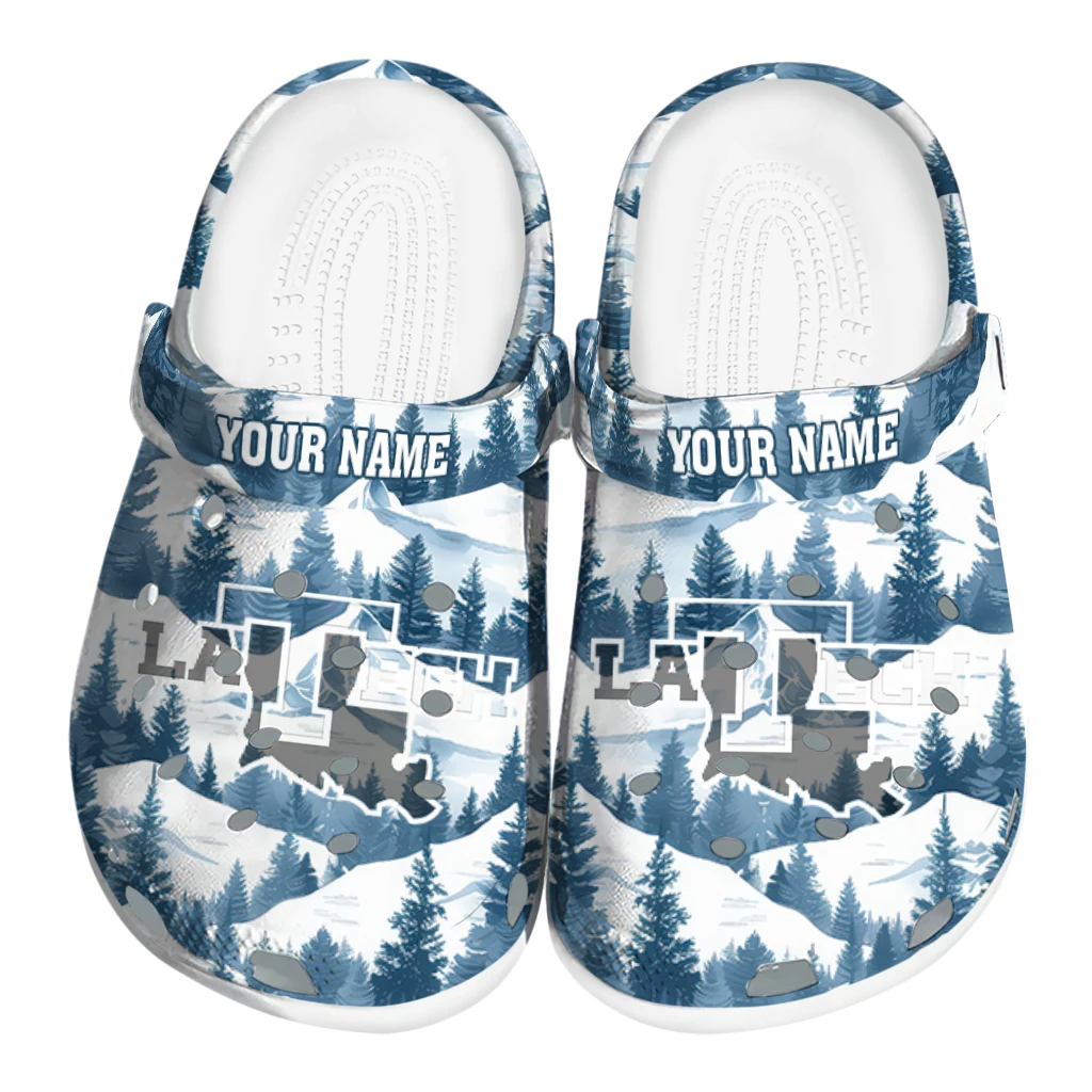 custom la tech snowy mountains clogs best selling custom la tech snowy mountains clogs best selling