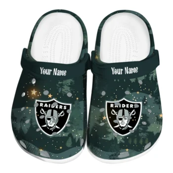 custom las vegas raiders deer nightscape clogs best selling