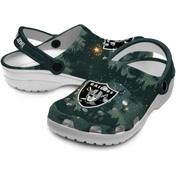 custom las vegas raiders deer nightscape clogs high quality
