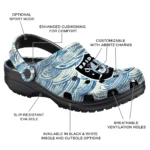 custom las vegas raiders sea swirls clogs best selling