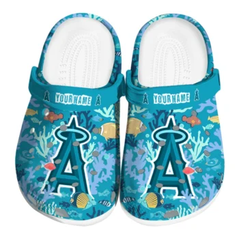 custom los angeles angels tropical fish ocean clogs best selling