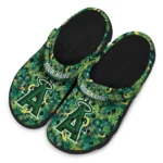 custom los angeles angels tropical leaves clogs best selling