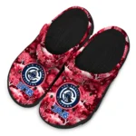 custom los angeles clippers snowy hills clogs best selling