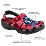 custom los angeles clippers snowy hills clogs best selling