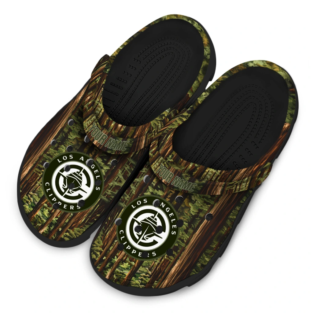 custom los angeles clippers woods forest designs clogs latest model custom los angeles clippers woods forest designs clogs latest model