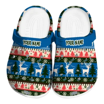 custom los angeles dodgers christmas motif clogs best selling