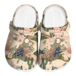 custom los angeles dodgers desert cactus pattern clogs best selling