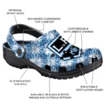 custom los angeles kings snowflake mosaic clogs best selling
