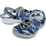 custom los angeles kings wave flow clogs best selling
