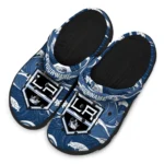 custom los angeles kings wave flow clogs best selling