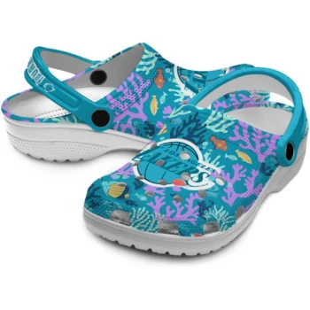 custom los angeles lakers tropical fish ocean clogs high quality