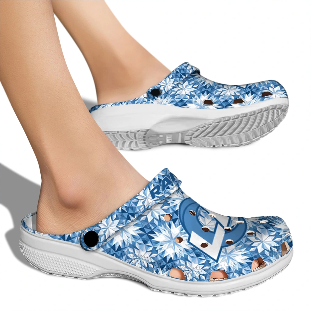 custom los angeles rams snowflake mosaic clogs fashion forward custom los angeles rams snowflake mosaic clogs fashion forward