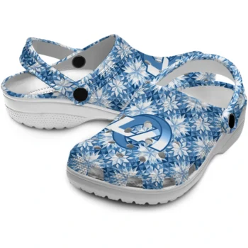 custom los angeles rams snowflake mosaic clogs high quality