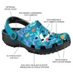 custom los angeles rams tropical fish ocean clogs best selling