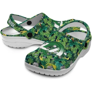custom los angeles rams tropical leaves clogs high quality